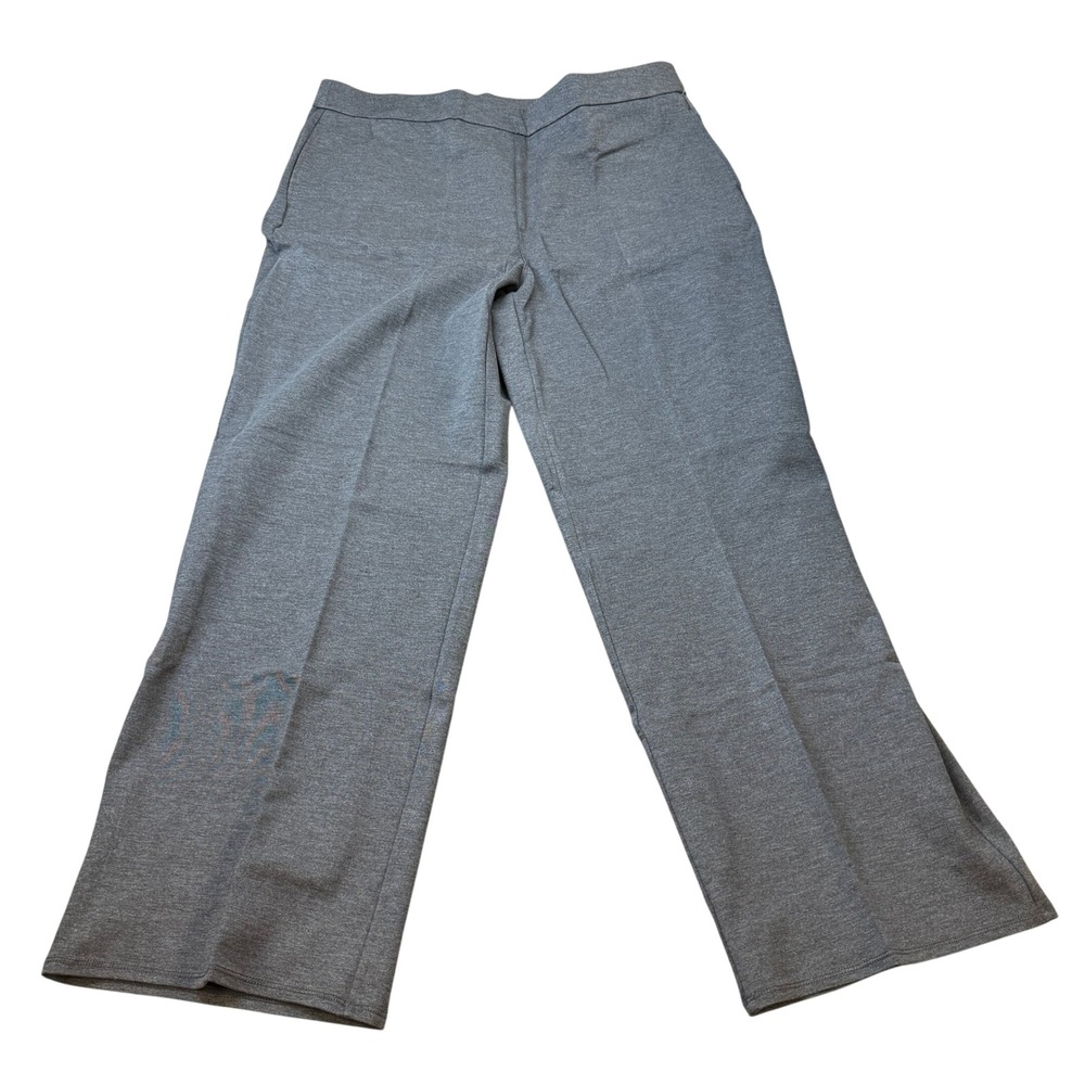 MSRP $44 St. John's Bay Womens XXL Medium Heather Wide Leg Pull On Pants High